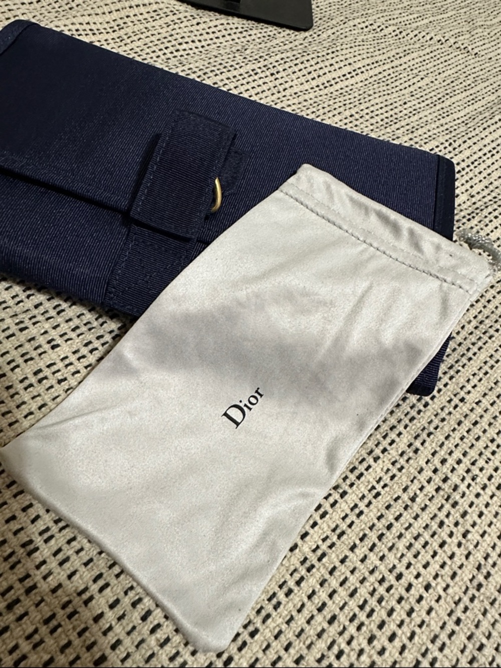 Dior Novelty Navy Canvas Make Up/Brush Organizer - Picture 11 of 13